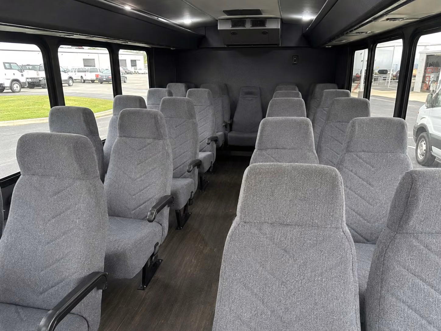 15 passenger minibus inside