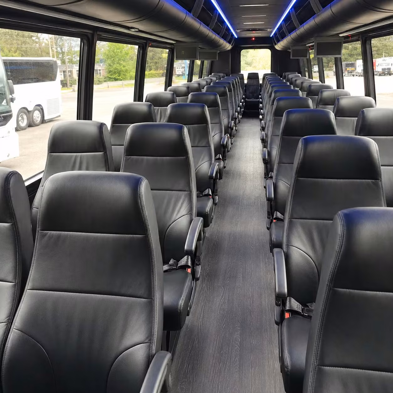 25 passenger minibus interior