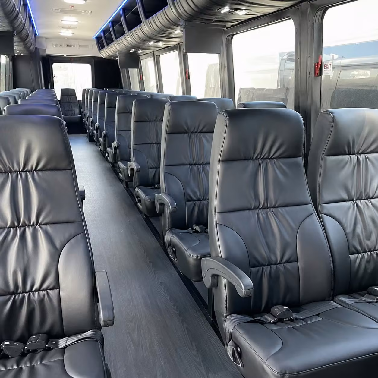 28 passenger minibus inside
