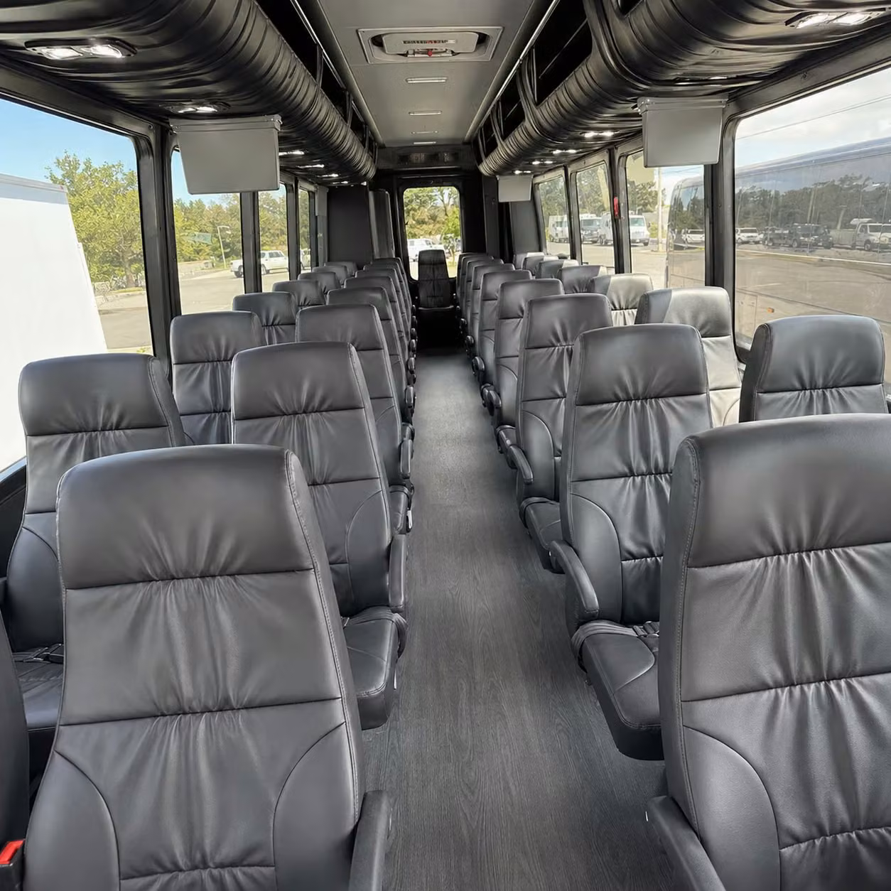 30 passenger minibus interior