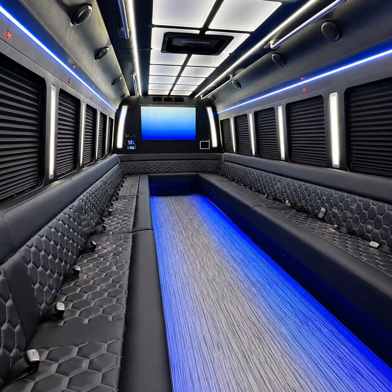 party bus interior
