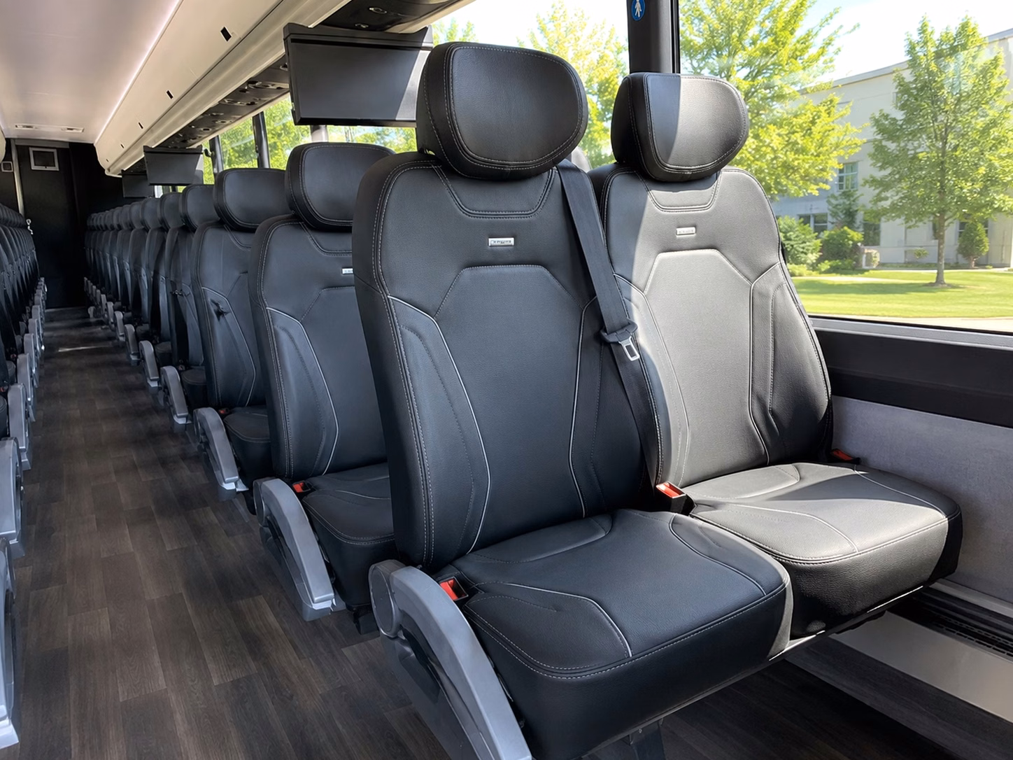 san marcos charter bus rental interior