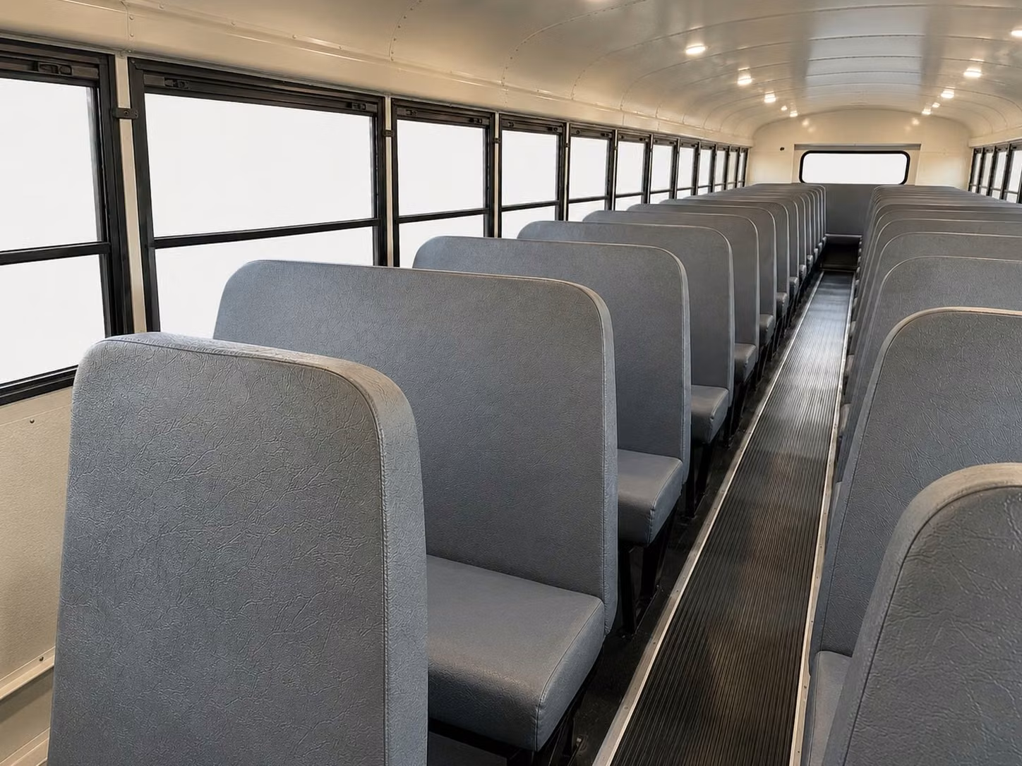 school bus interior