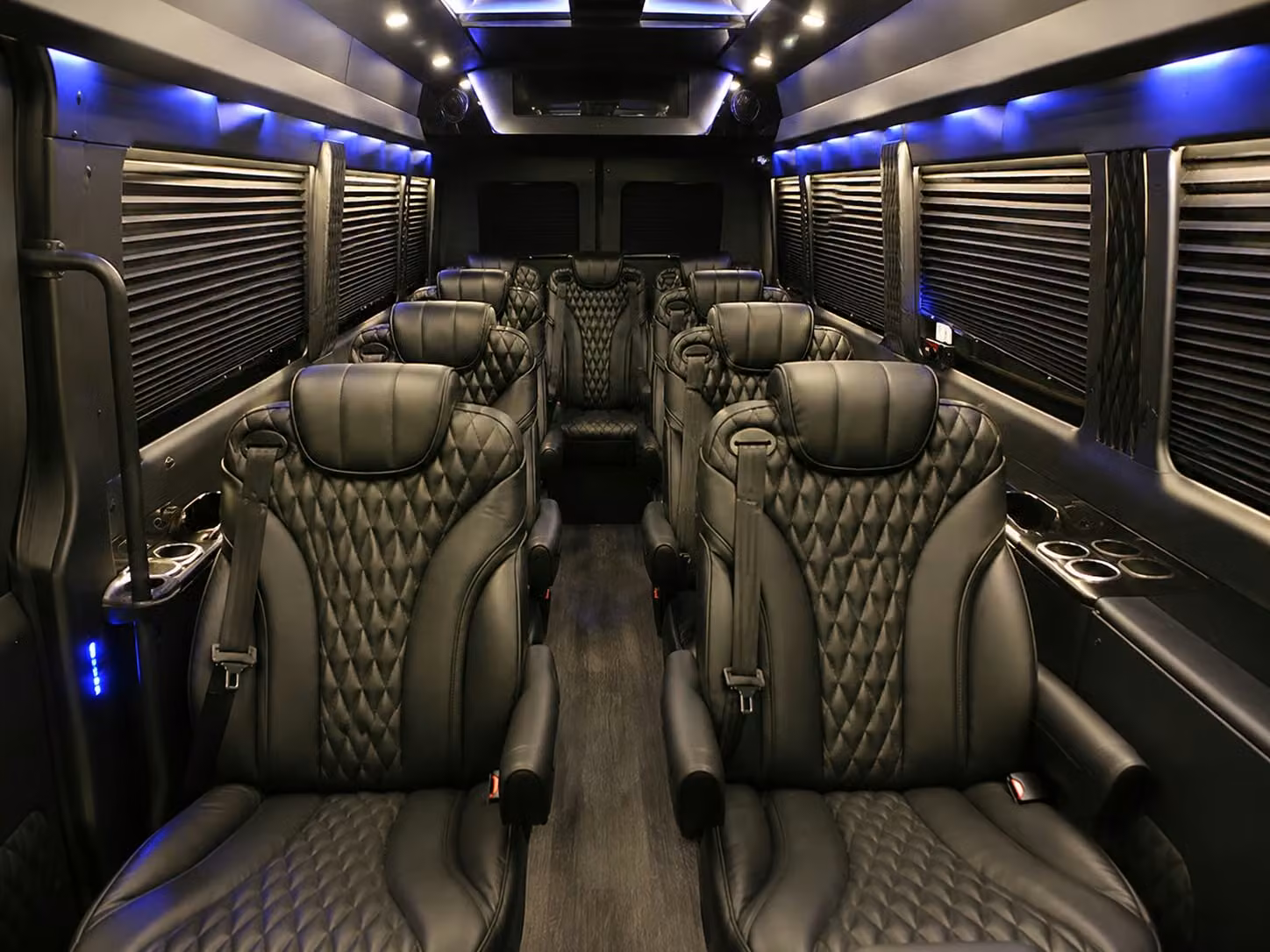 sprinter van with driver inside