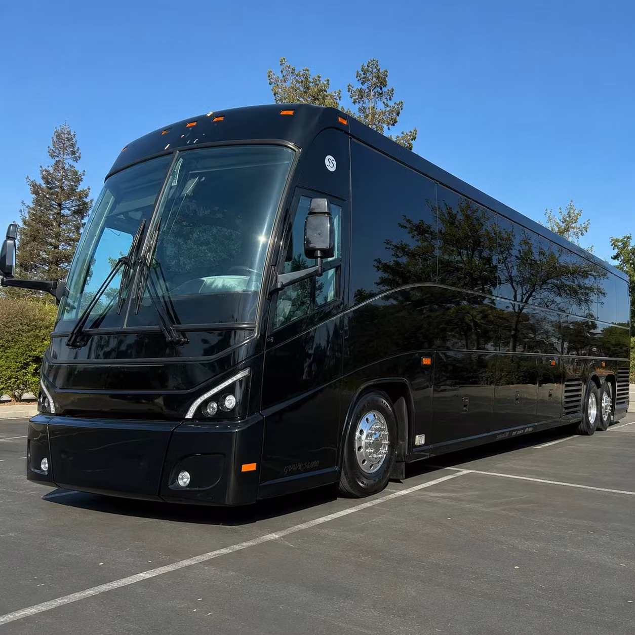 these san marcos charter buses keep large prom groups comfortable all night long